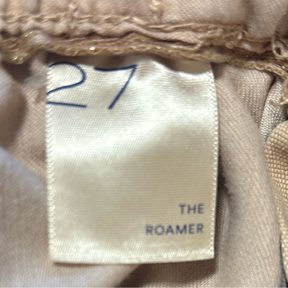 Pilcro Anthropologie Roamer Utility Cargo Pants Tan Distressed - Picture 5 of 6